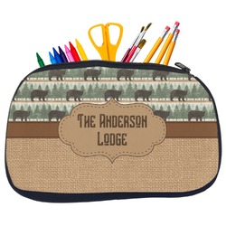 Cabin Neoprene Pencil Case - Medium w/ Name or Text