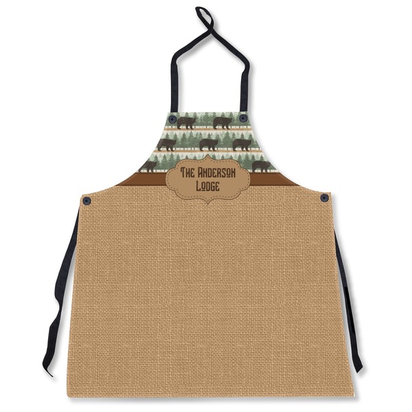 Custom Cabin Apron Without Pockets w/ Name or Text
