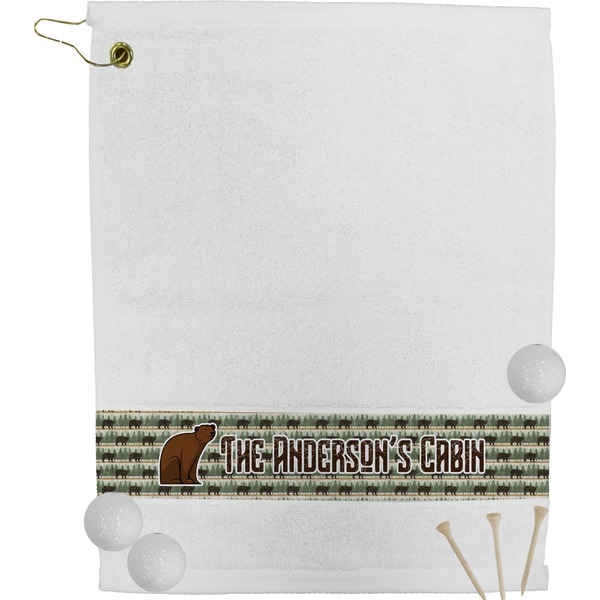 Custom Cabin Golf Bag Towel (Personalized)