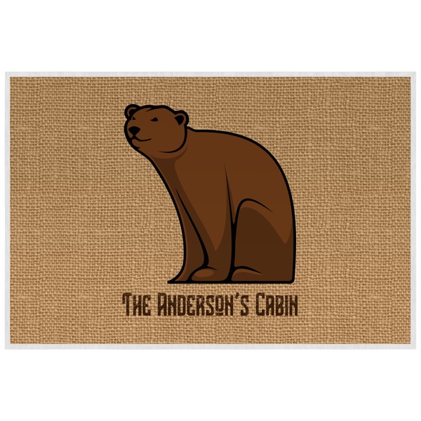 Cabin Personalized Placemat (Back)