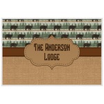 Cabin Laminated Placemat w/ Name or Text