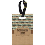 Cabin Plastic Luggage Tag - Rectangular w/ Name or Text