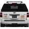 Cabin Personalized Square Car Magnets on Ford Explorer