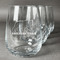 Cabin Stemless Wine Glasses (Set of 4) (Personalized)