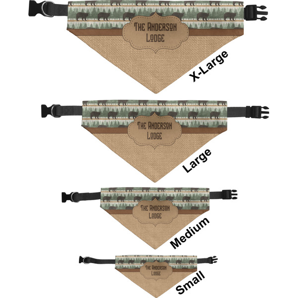 Cabin Pet Bandana Sizes