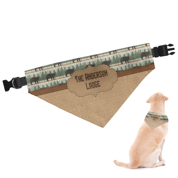 Custom Cabin Dog Bandana - XLarge (Personalized)