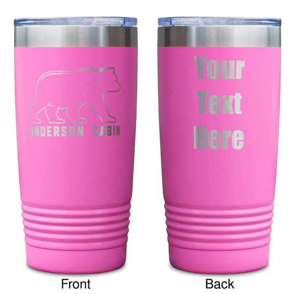 Cabin Pink Polar Camel Tumbler - 20oz - Double Sided - Approval