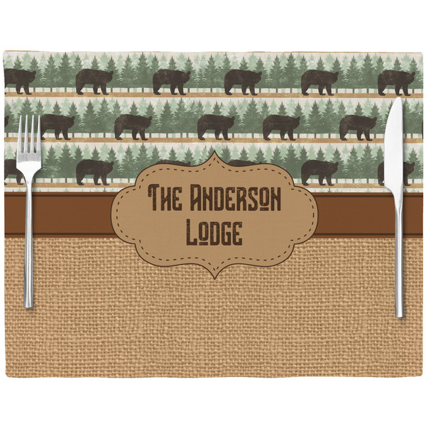Cabin Placemat with Props