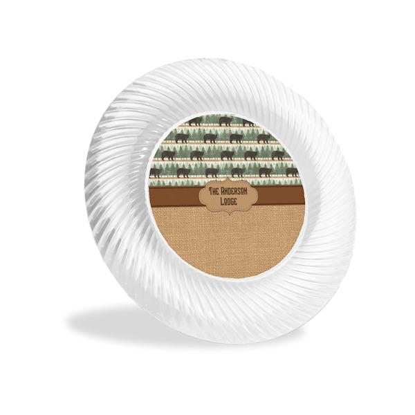 Custom Cabin Plastic Party Appetizer & Dessert Plates - 6" (Personalized)