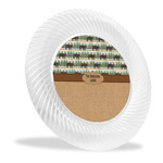 Cabin Plastic Party Dinner Plates - 10" (Personalized)