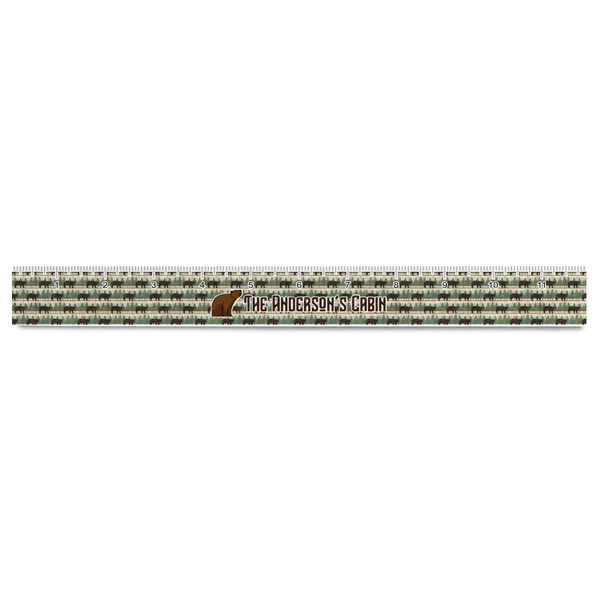 Cabin Plastic Ruler - 12" - FRONT