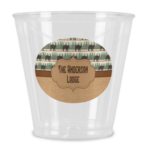 Custom Cabin Plastic Shot Glass (Personalized)