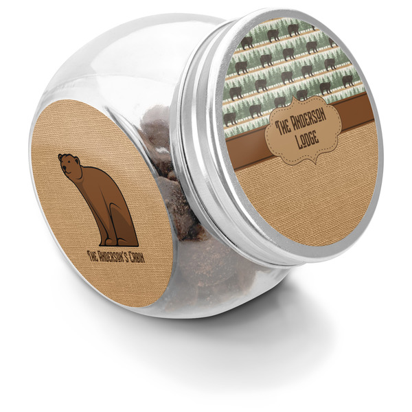 Custom Cabin Puppy Treat Jar (Personalized)