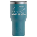 Cabin RTIC Tumbler - Dark Teal - Laser Engraved - Single-Sided (Personalized)
