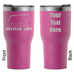 Cabin RTIC Tumbler - Magenta - Laser Engraved - Double-Sided (Personalized)