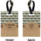 Cabin Rectangle Luggage Tag (Front + Back)