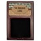 Cabin Red Mahogany Sticky Note Holder - Flat