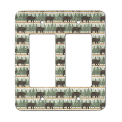 Cabin Rocker Style Light Switch Cover - Two Switch