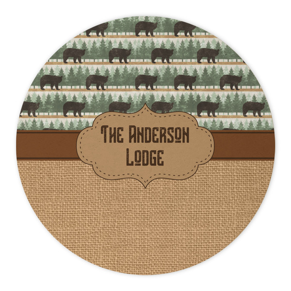 Cabin Round Paper Coaster - Approval