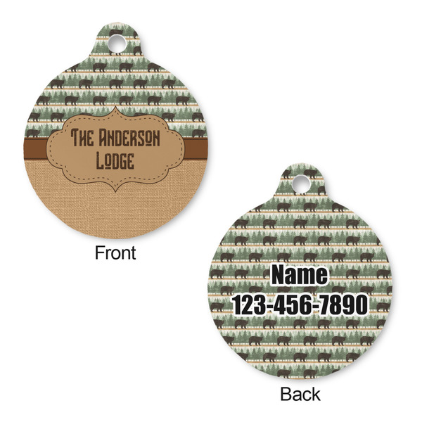 Cabin Round Pet ID Tag - Large - Approval