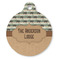 Cabin Round Pet ID Tag - Large - Front