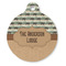 Cabin Round Pet ID Tag (Personalized)