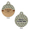 Cabin Round Pet Tag - Front & Back
