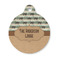 Cabin Round Pet ID Tag - Small (Personalized)