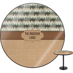 Cabin Round Table - 24" (Personalized)