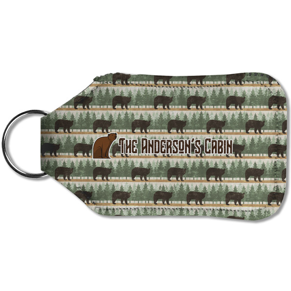 Cabin Sanitizer Holder Keychain - Small (Back)
