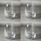 Cabin Set of Four Personalized Stemless Wineglasses (Approval)