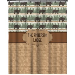 Cabin Extra Long Shower Curtain - 70"x84" (Personalized)