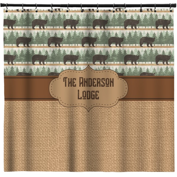 Custom Cabin Shower Curtain - Custom Size (Personalized)