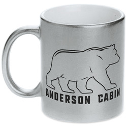 Cabin Metallic Silver Mug (Personalized)