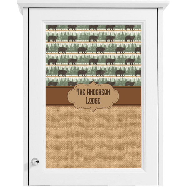 Cabin Single White Cabinet Decal