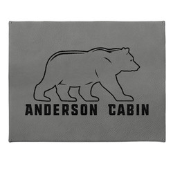 Cabin Gift Boxes w/ Engraved Leather Lid (Personalized)