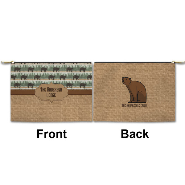 Cabin Small Zipper Pouch Approval (Front and Back)