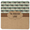 Cabin Square Rubber Backed Coaster (Personalized)