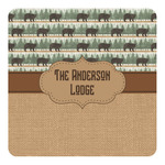 Cabin Square Decal - XLarge (Personalized)