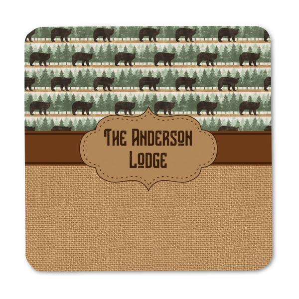 Cabin Square Fridge Magnet - FRONT