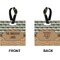 Cabin Square Luggage Tag (Front + Back)