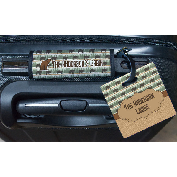 Cabin Square Luggage Tag & Handle Wrap - In Context