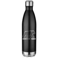 Cabin Water Bottle - 26 oz. Stainless Steel - Laser Engraved (Personalized)