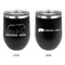 Cabin Stainless Wine Tumblers - Black - Double Sided - Approval