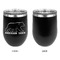 Cabin Stainless Wine Tumblers - Black - Single Sided - Approval