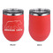 Cabin Stainless Wine Tumblers - Coral - Single Sided - Approval