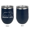 Cabin Stainless Wine Tumblers - Navy - Single Sided - Approval