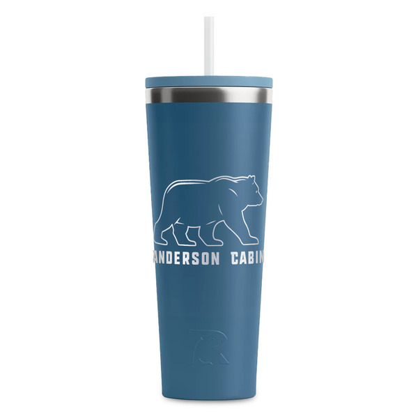 Custom Cabin RTIC Everyday Tumbler with Straw - 28oz (Personalized)