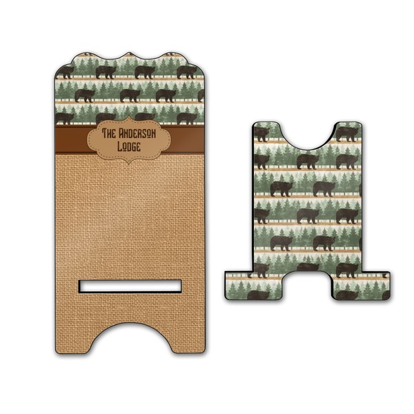 Cabin Stylized Phone Stand - Front & Back - Large
