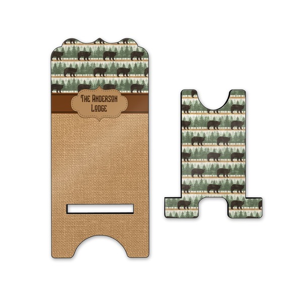 Cabin Stylized Phone Stand - Front & Back - Small